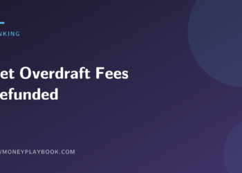 Illustration for a guide to getting overdraft fees refunded, showing the article title on a dark background